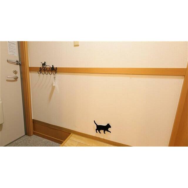 可愛いネコちゃんの小物掛け