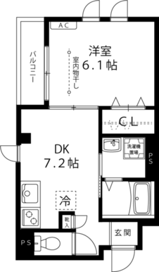 新築！！水回り設備充実の１ＤＫ！小型犬・猫２匹まで相談可能♪