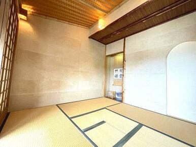 売主こだわりの茶室