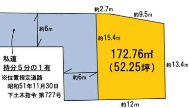 敷地形状図