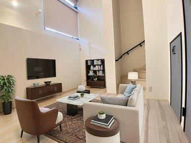 本画像はAIのCG作成イメージであり実際に現地に家具は置かれていません。