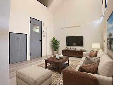 本画像はAIのCG作成イメージであり実際に現地に家具は置かれていません。