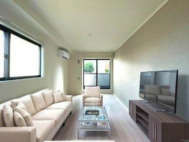 本画像はAIのCG作成イメージであり実際に現地に家具は置かれていません。