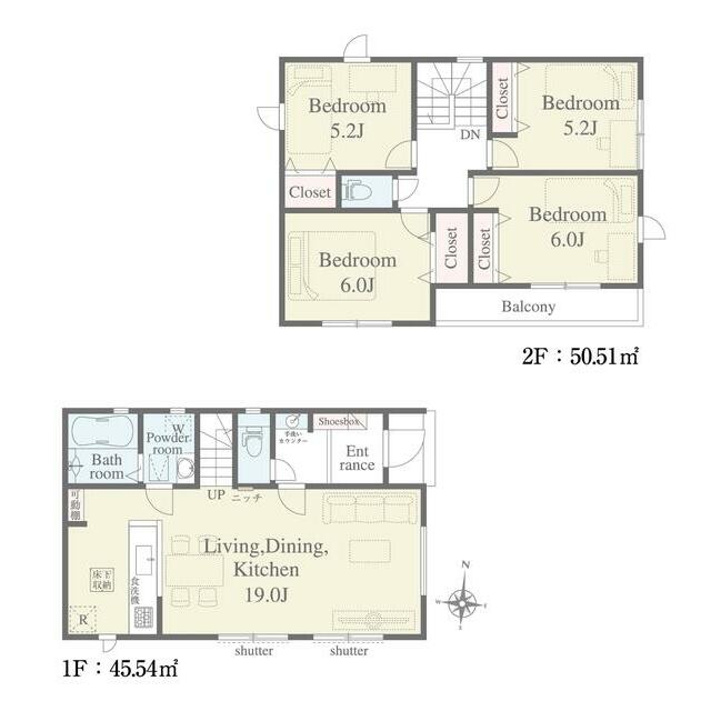 【２号棟】間取図