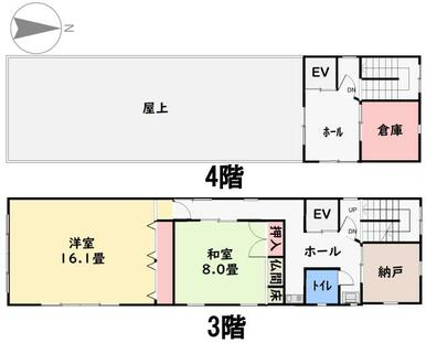 3階・4階間取り