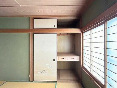 「２階和室」押入付きです