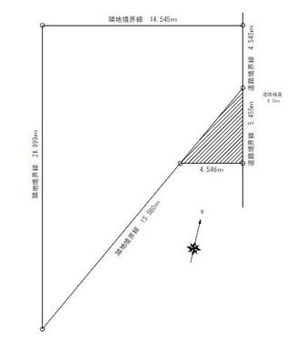 ２０５．３９㎡（６２．１３坪）　前面道路６ｍ　第２種中高層住居専用地域