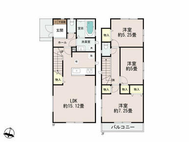 ２号棟間取り図