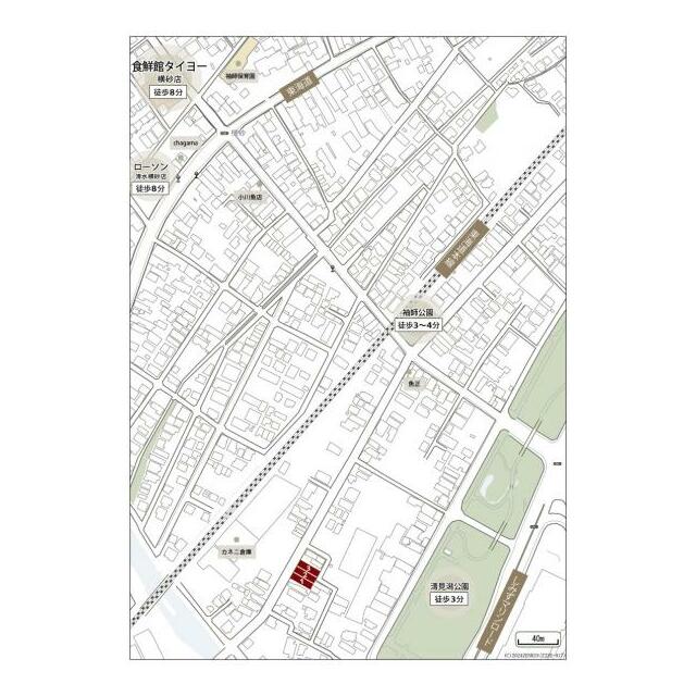 現地周辺案内図