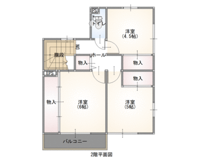 ２階平面図