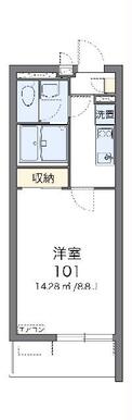 代表的な間取のため実際の間取とは異なる場合があります