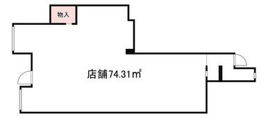 店舗の間取り図