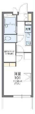 代表的な間取のため実際の間取とは異なる場合があります