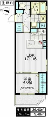 床白フローリング×コンクリート打放し内外装仕上げ