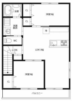 ピース・エルヴィータA棟 2LDK