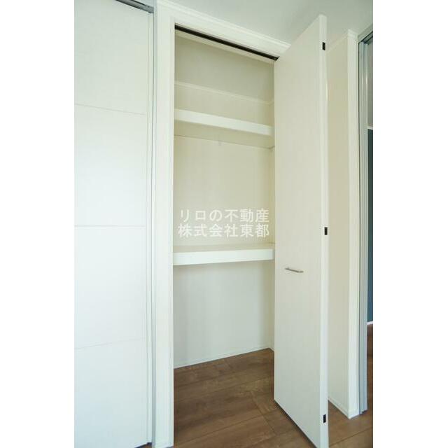 棚付なので収納道具なしでも◎