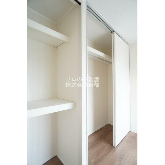 棚付なので収納道具なしでも◎