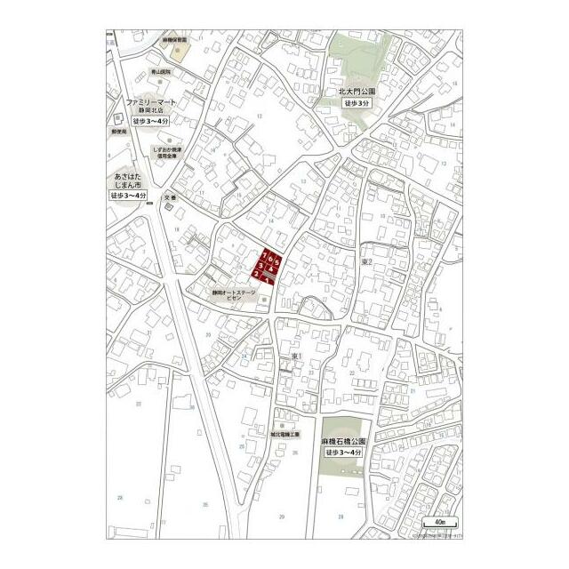 現地周辺案内図