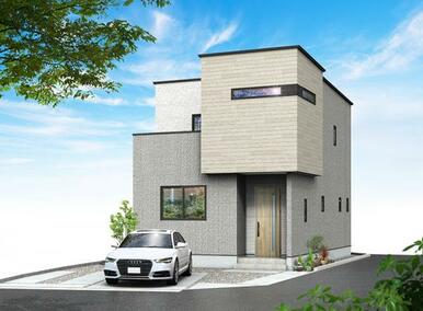 1号棟　完成予想パース