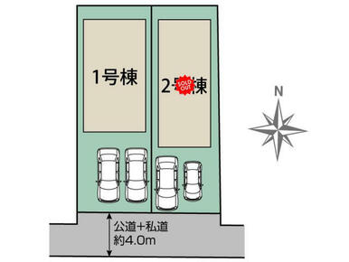 府中・小柳町2棟 区画図