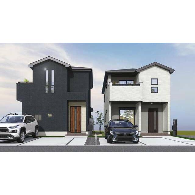 完成イメージ（左：7号棟　右：8号棟）