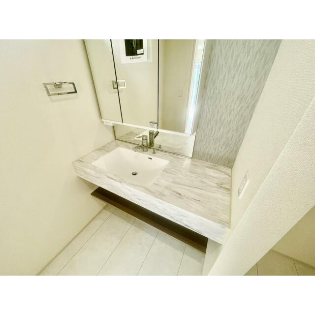 「ホテルライクな洗面空間」