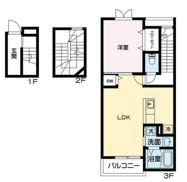 １階～３階の使用です