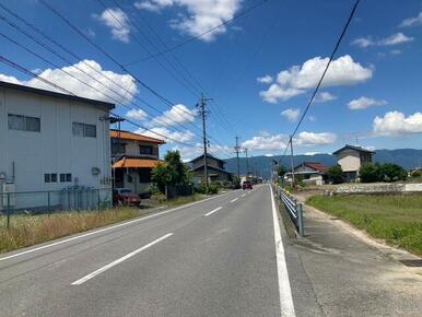 前面道路