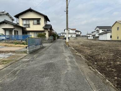 前面道路写真（２０２４年３月撮影）