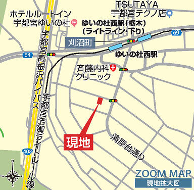 現地案内図・拡大