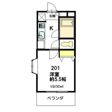 １Ｋ、バス・トイレ別