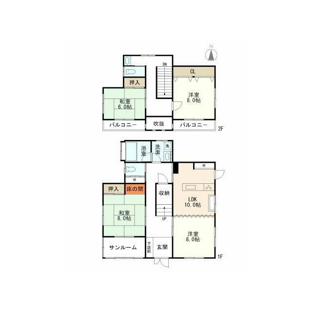 土地面積168.09m2、建物面積115.31m2