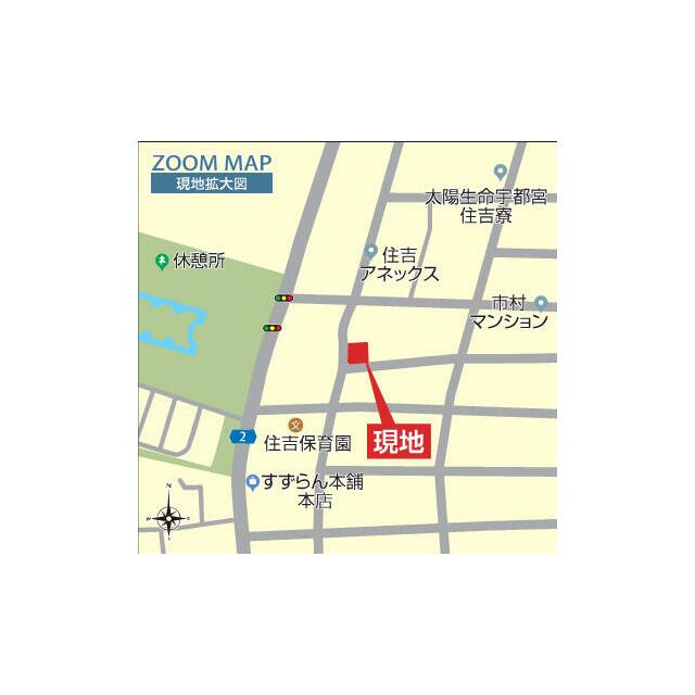 現地案内図・拡大図