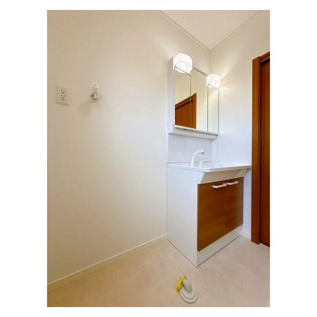 「脱衣所」室内洗濯機置き場あります