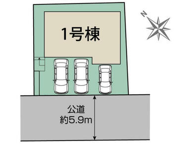 船橋市八木が谷2丁目1棟 区画図