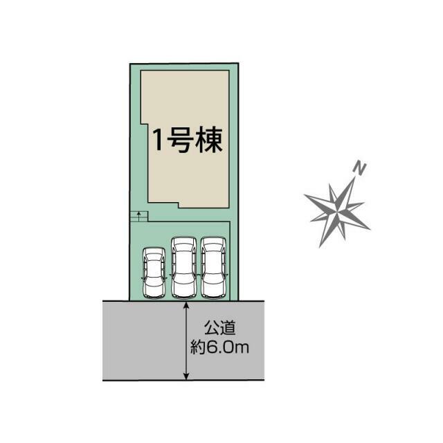 市川市本北方3丁目1棟 区画図