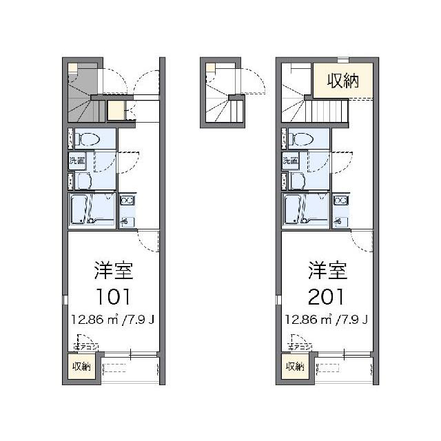 代表的な間取のため実際の間取とは異なる場合があります