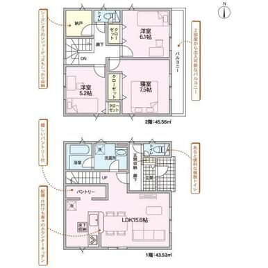 物件画像 御殿場市 川島田 (御殿場駅) 2階建 3LDK