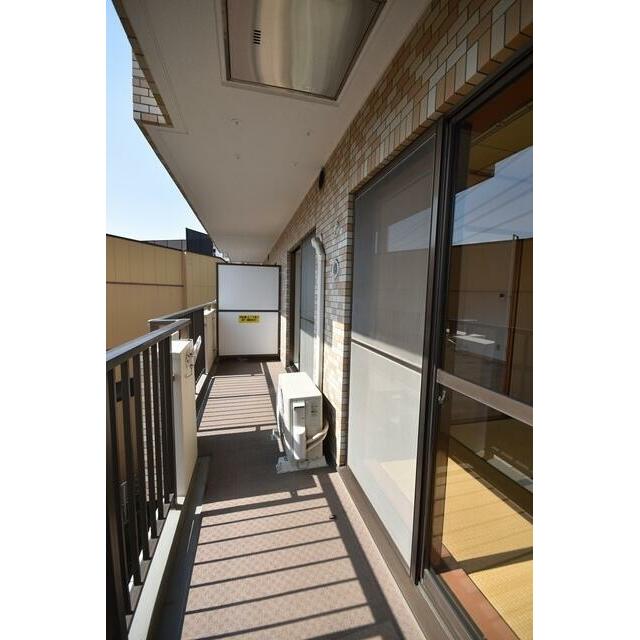 リビング側ベランダ