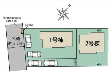 川崎市麻生区栗木3丁目2棟 区画図