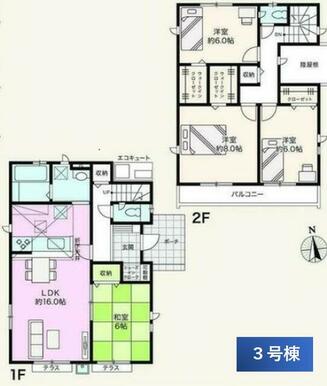 ３号棟間取図