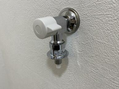 洗濯水栓　新品交換済み