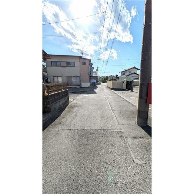 前面道路東側から