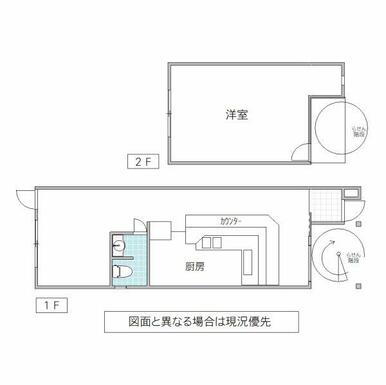 付属建物間取