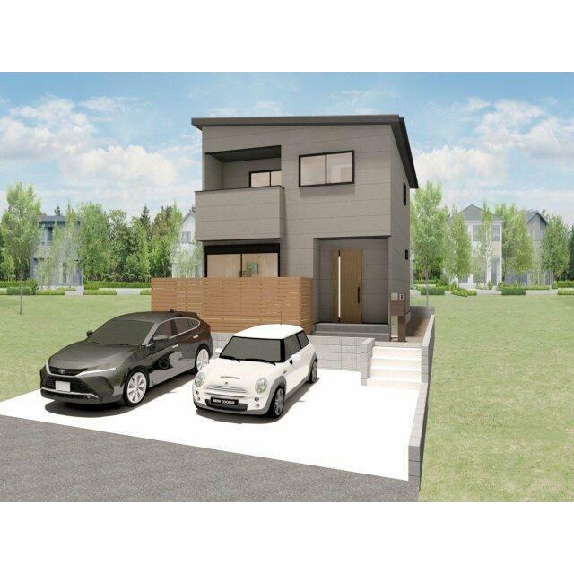 ◆建物プラン例（1号地）建物価格2280万円、建物面積96.46㎡◆駐車スペース2台あります