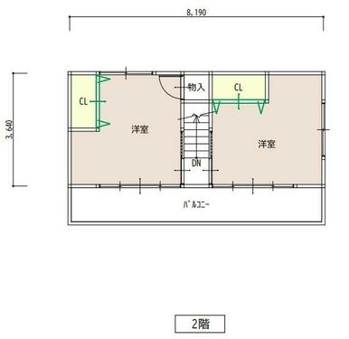 ２階平面図
