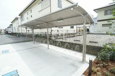 ◇大切な自転車を雨から守る屋根付き駐輪場◇