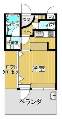 部屋の向きが逆の可能性あり。