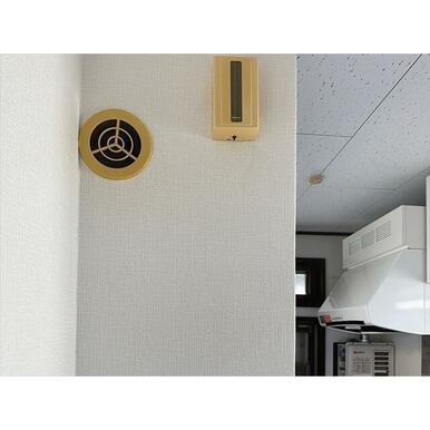 来客はブザーで知らされます