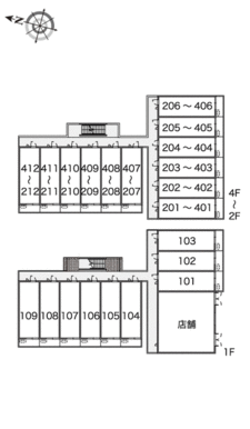 号室配置図